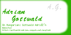 adrian gottwald business card